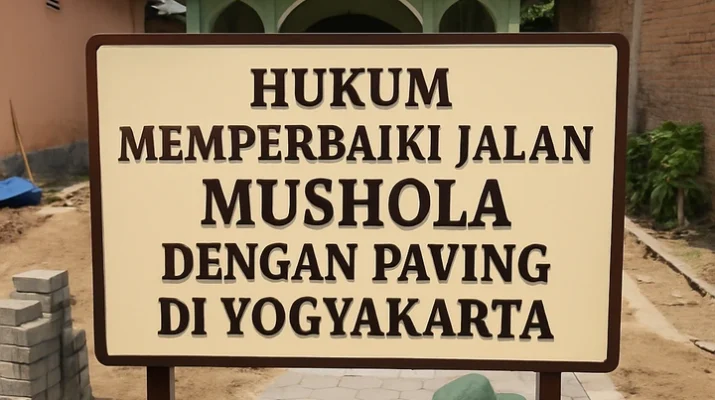 hukum memperbaiki jalan mushola