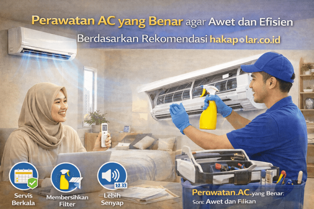 perawatan AC efisienn hakapolar.co.id